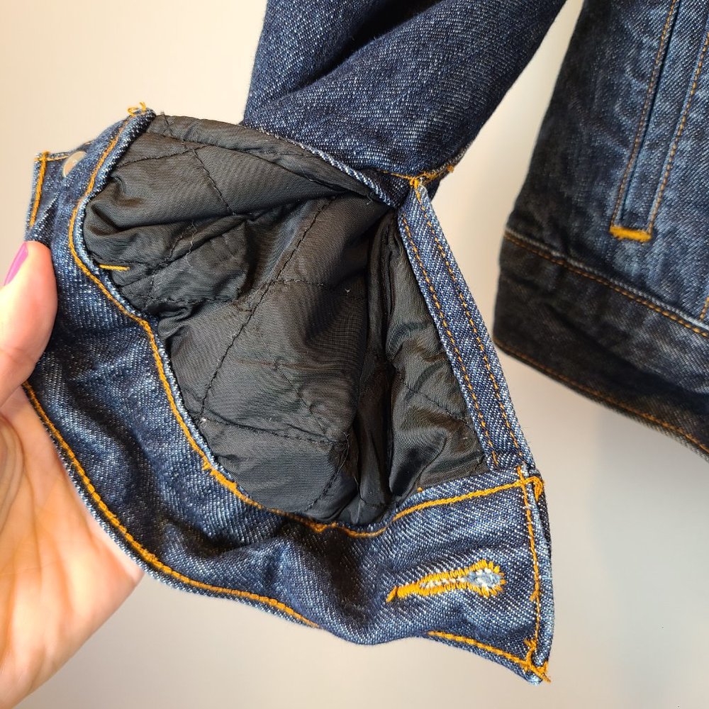 Levis Jean Jacket Blanket Lined Southwestern Patt… - image 4